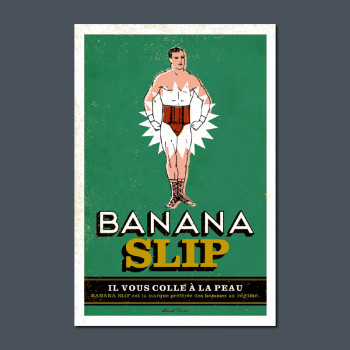 Carte Postale BANANA SLIP