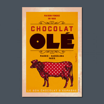 Carte Postale CHOCOLAT OLÉ