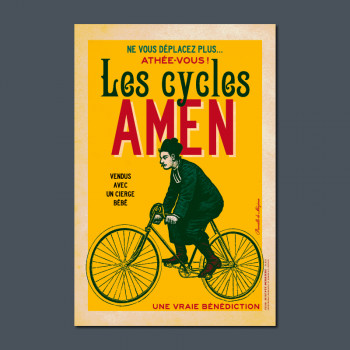 Carte Postale LES CYCLES AMEN