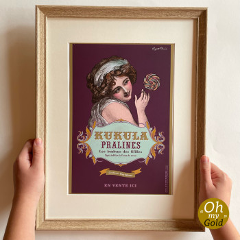 Affichette KUKULA PRALINES