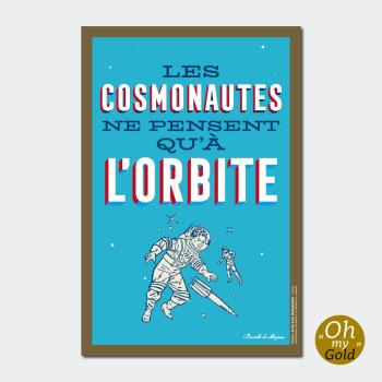 Carte Postale LES COSMONAUTES