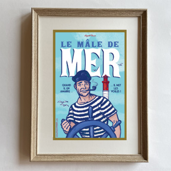 Affichette LE MÂLE DE MER